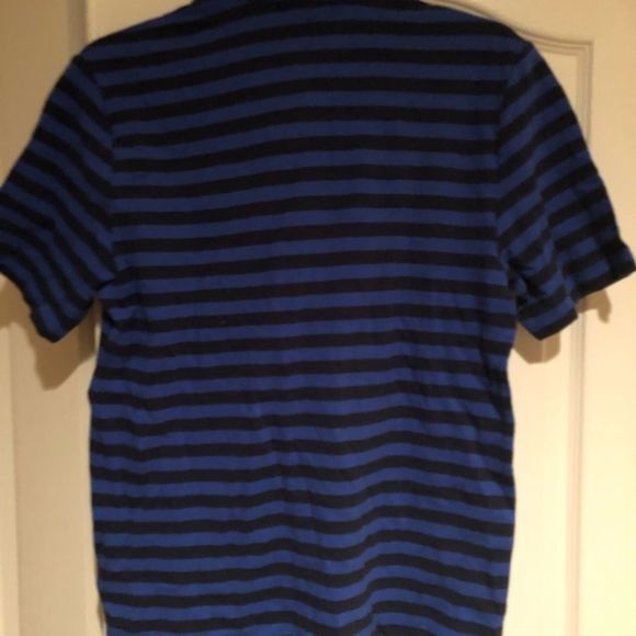 NWT BOYS Polo by Ralph Lauren Blue and Black Striped Polo - Picture 3 of 3